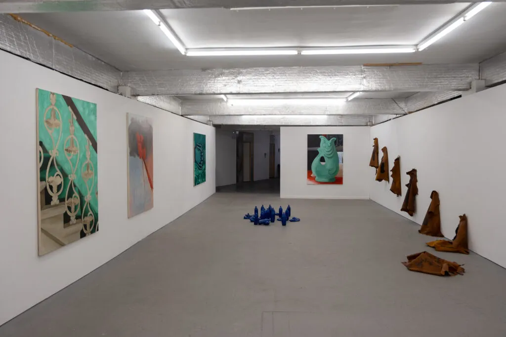 Wide shot image of 'Recollection exhibition at Paradise Works, Salford